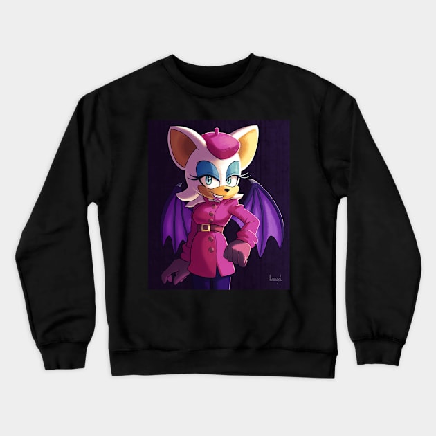 Rouge Crewneck Sweatshirt by Lunatyk